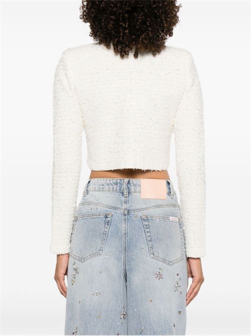 Cardigan con decorazione SELF PORTRAIT | AW25028JCREAM